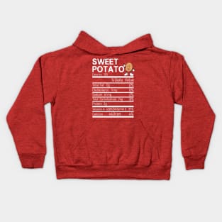 Funny Sweet Potato Nutrition Facts Thanksgiving Costume Gift T-Shirt Kids Hoodie